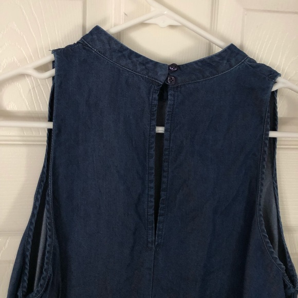 *SOLD* 
High Neck Denim Tank - Picture 4 of 4